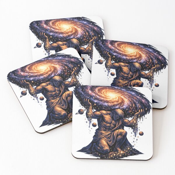 Item preview, Atlas - Holding the Galaxy designed and sold by ChicClicker.