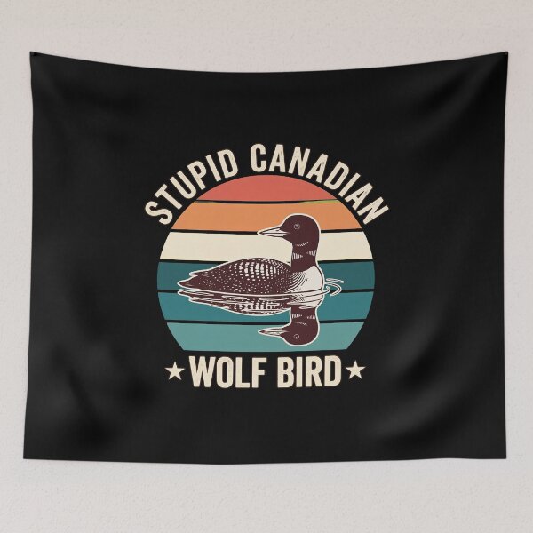 Item preview, Heated Rivalry Tshirts Stupid Canadian Wolf Bird designed and sold by Dibarassi.