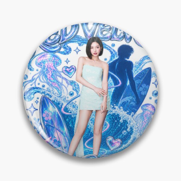 Item preview, Joy Red Velvet Surfin Boy Tropical Reef Mermaid designed and sold by Valereekmerch.