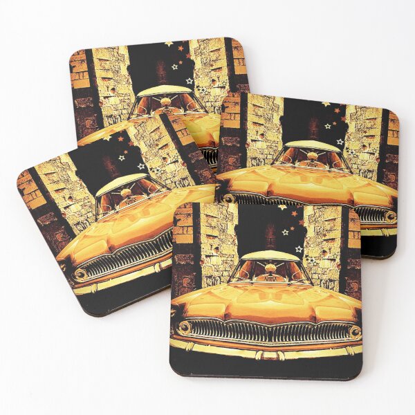 Item preview, Starlight Passage – Retro Car in a Magical Archway designed and sold by Catfcreations.
