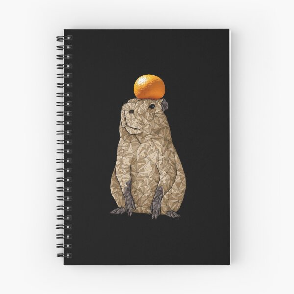 Item preview, capibara w orange , geometric designed and sold by DennisKeith9.