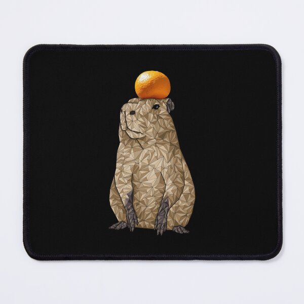 Item preview, capibara w orange , geometric designed and sold by DennisKeith9.