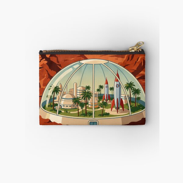 Item preview, Visit Mars Retro Futuristic Poster designed and sold by NordenPosters.