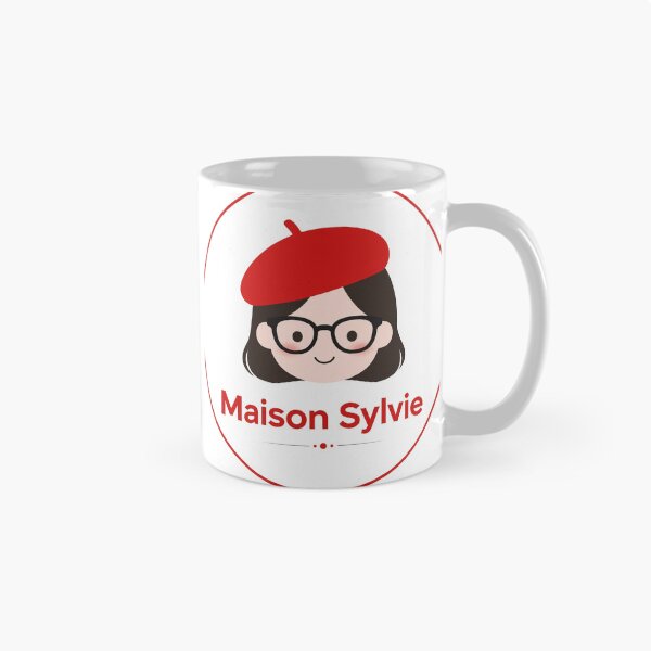 Item preview, Maison Sylvie Logo - Red Beret Girl Art Pop Brand Design designed and sold by MAISON SYLVIE.