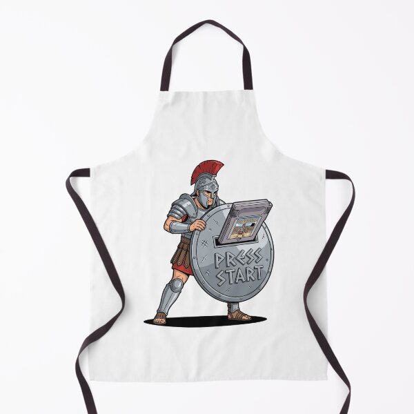 Item preview, Roman Gladiator Shield Retro Game Cartridge Press Start designed and sold by Rare By Hero.