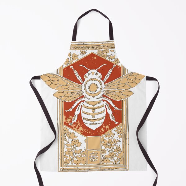 Item preview, Gothic Honey Bee Japanese Insect Art Dark Pollinat designed and sold by atreyoshop.