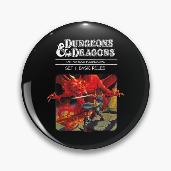 Item preview, Dungeons & Dragons Vintage Basic Rules Cover Small designed and sold by thesameperson45.