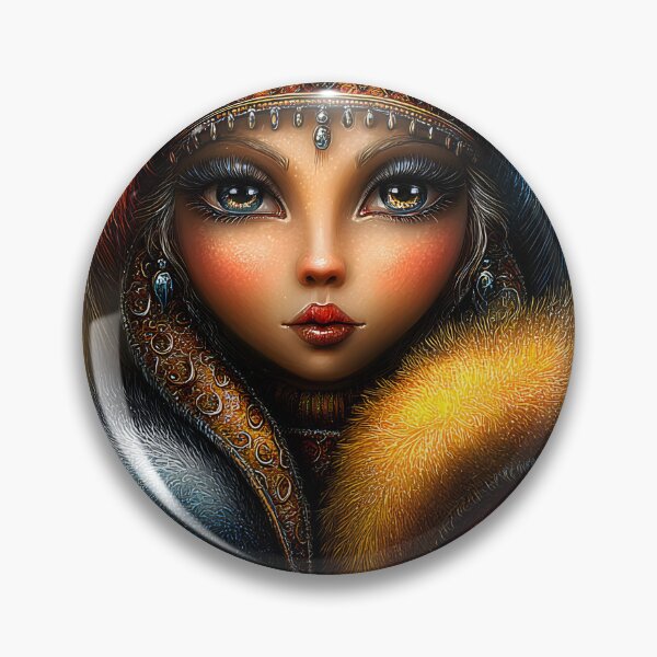 Item preview, Mystical Woman in Elaborate Attire and Accessories designed and sold by Artessie.