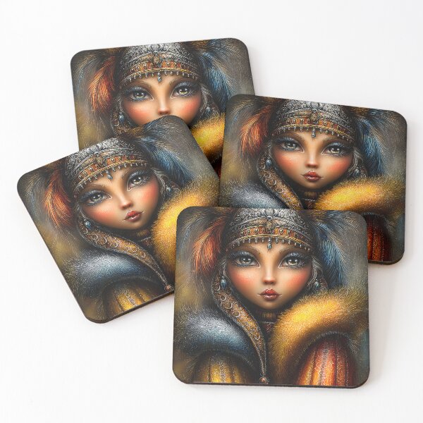 Item preview, Mystical Woman in Elaborate Attire and Accessories designed and sold by Artessie.
