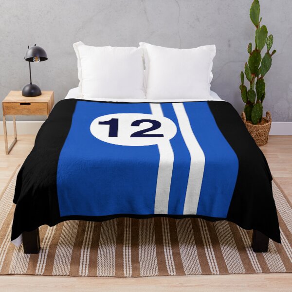 Item preview, French Blue And White Racing Stripes designed and sold by JillDockin.