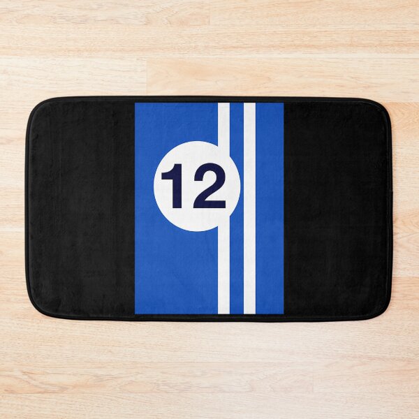 Item preview, French Blue And White Racing Stripes designed and sold by JillDockin.