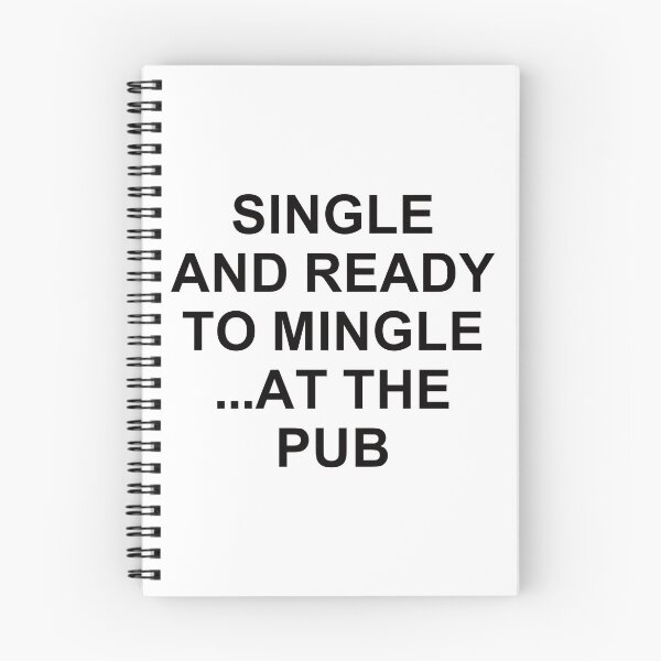 Item preview, Single And Ready To Mingle ... At The Pub. designed and sold by EunsooLee.