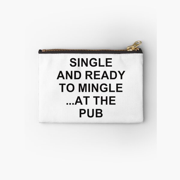 Item preview, Single And Ready To Mingle ... At The Pub. designed and sold by EunsooLee.