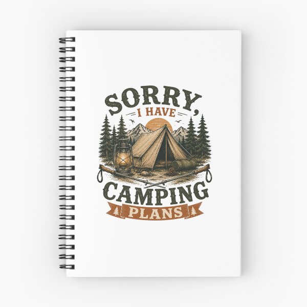 Item preview, Sorry, I Have Camping Plans designed and sold by Side Quest Co..