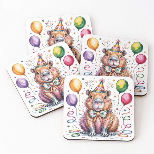 Item preview, Happy 2026 Capybara Birthday Party designed and sold by Sed94.