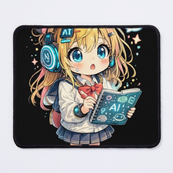 Item preview, Future Ai Anime Girl Aesthetic Kawaii Tech Student designed and sold by Noa Wilder.