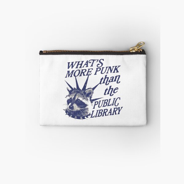 Item preview, Punk Public Library Raccoon Bookish designed and sold by roartusa.