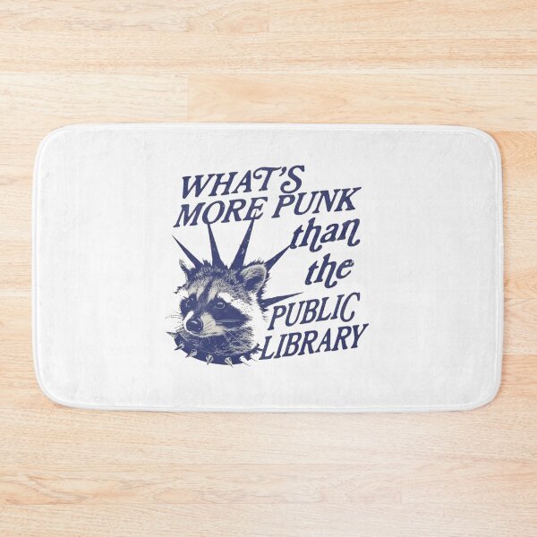 Item preview, Punk Public Library Raccoon Bookish designed and sold by roartusa.