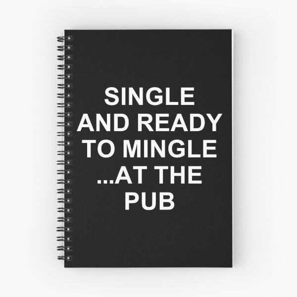 Item preview, Single And Ready To Mingle ... At The  Pub. #2 designed and sold by EunsooLee.