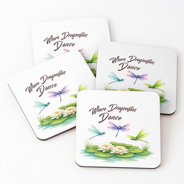 Item preview, Where Dragonflies Dance Over Water Lilies designed and sold by Penbrook Farms.