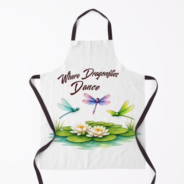 Item preview, Where Dragonflies Dance Over Water Lilies designed and sold by Penbrook Farms.