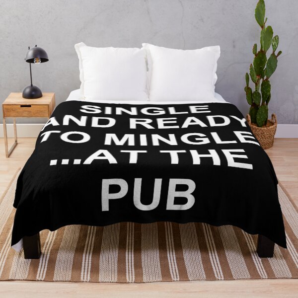 Item preview, Single And Ready To Mingle ... At The Pub. #2 designed and sold by EunsooLee.