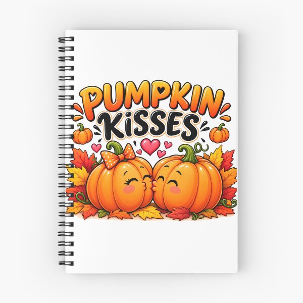 Item preview, Pumpkin Kisses – Cute Fall Pumpkin Couple designed and sold by HoMya.
