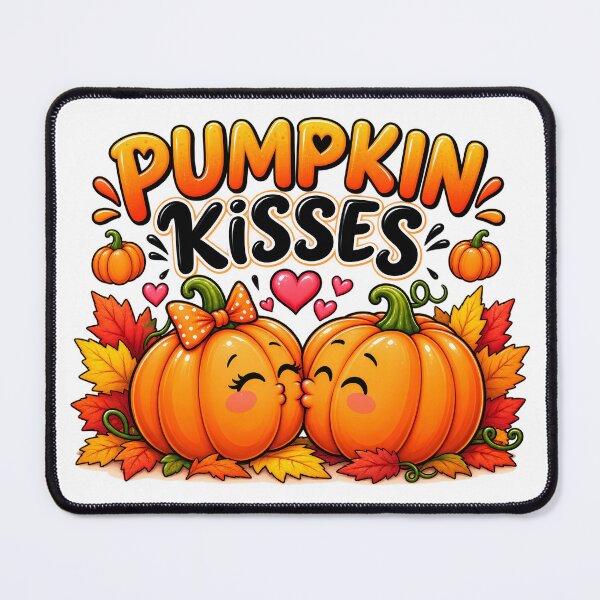 Item preview, Pumpkin Kisses – Cute Fall Pumpkin Couple designed and sold by HoMya.
