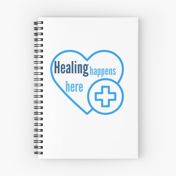 Item preview, Healing Happens Here | Medical Healthcare Sticker designed and sold by Gravixa.