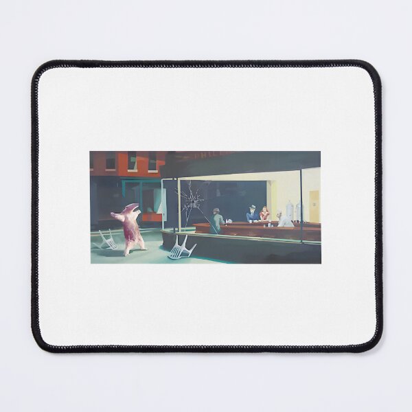 Item preview, Nighthawks Diner With Anteater ⭐⭐⭐⭐⭐ designed and sold by PotatoCutie.