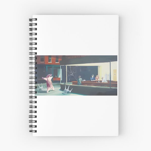 Item preview, Nighthawks Diner With Anteater ⭐⭐⭐⭐⭐ designed and sold by PotatoCutie.