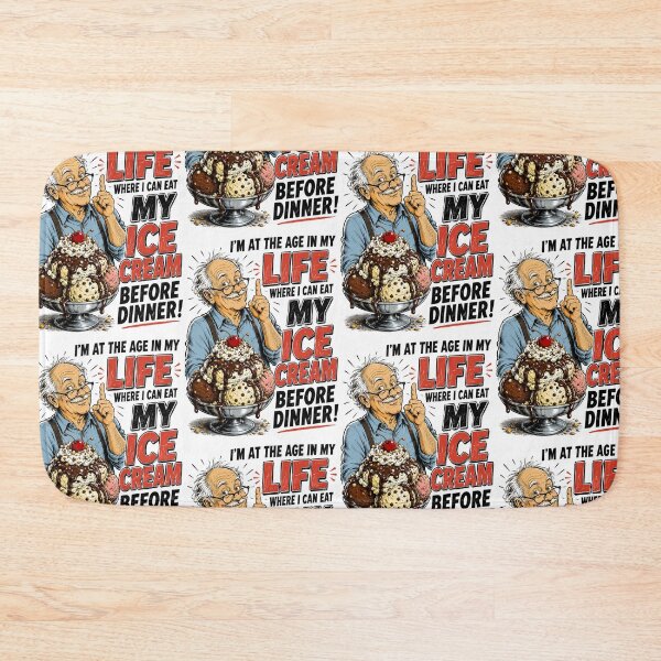 Item preview, I Can Eat My Ice Cream Before Dinner designed and sold by Mad Axle Studios.