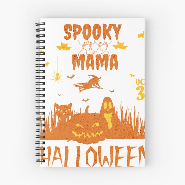Item preview, Spooky Mama Halloween – Cute Pumpkin Ghost Halloween Design designed and sold by MOCH- ART.