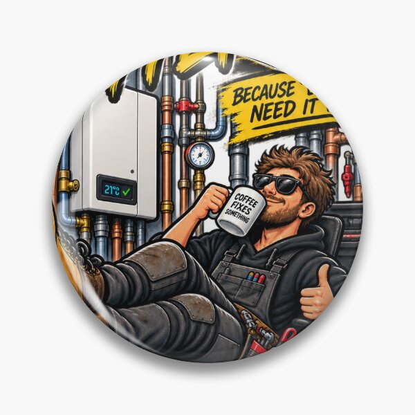 Item preview, Built Different Tradesman Comic Art designed and sold by CrestlineDesign.