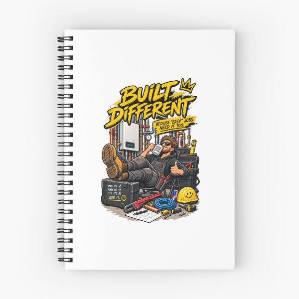 Item preview, Built Different Tradesman Comic Art designed and sold by CrestlineDesign.