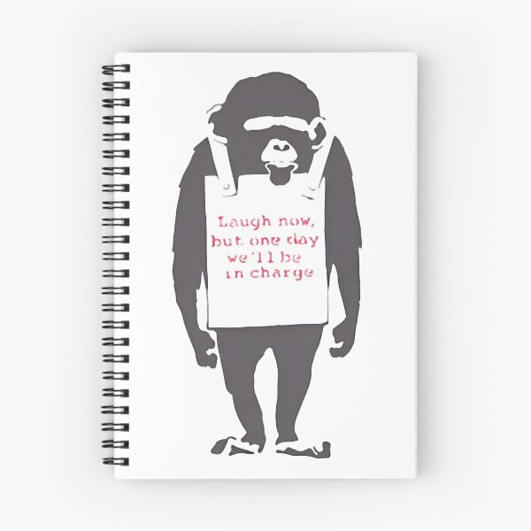 Item preview, Monkey Laugh Now We'Ll Be In Charge Graffiti Ape Art ⭐⭐⭐⭐⭐ designed and sold by PotatoCutie.