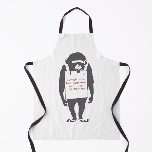 Item preview, Monkey Laugh Now We'Ll Be In Charge Graffiti Ape Art ⭐⭐⭐⭐⭐ designed and sold by PotatoCutie.