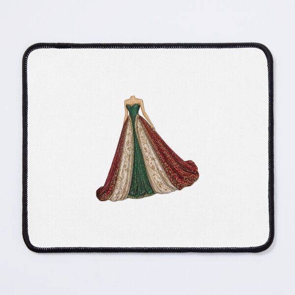 Item preview, Italian Flag Gown  designed and sold by outfitsketch.