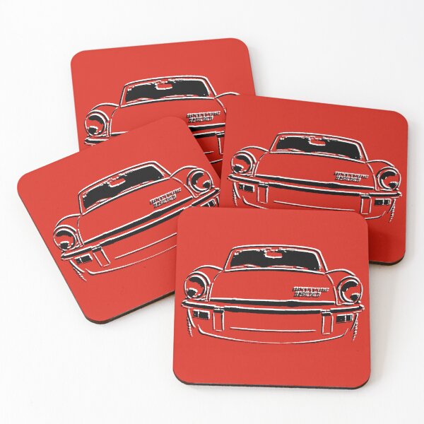 Item preview, Triumph Spitfire 1970s British classic sports car stencil black-white designed and sold by soitwouldseem.