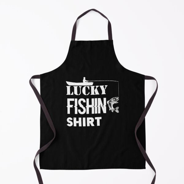 Item preview, Funny Lucky Fishing Shirt Design designed and sold by GetGoodFit.