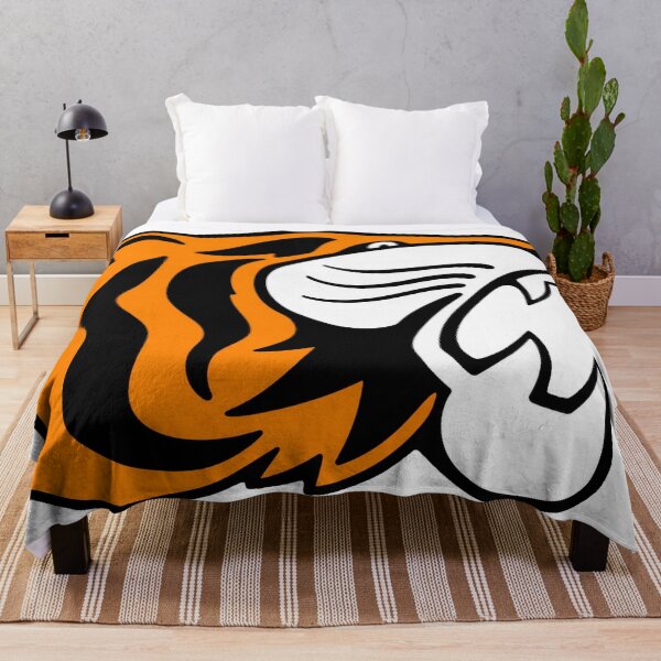 Item preview, Mighty Tigers Retro Logo designed and sold by Luke Foran Sports Art.