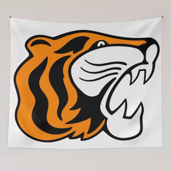 Item preview, Mighty Tigers Retro Logo designed and sold by Luke Foran Sports Art.