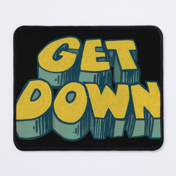 Item preview, Get Down 70S Style Aesthetic Typography Design designed and sold by Noa Wilder.