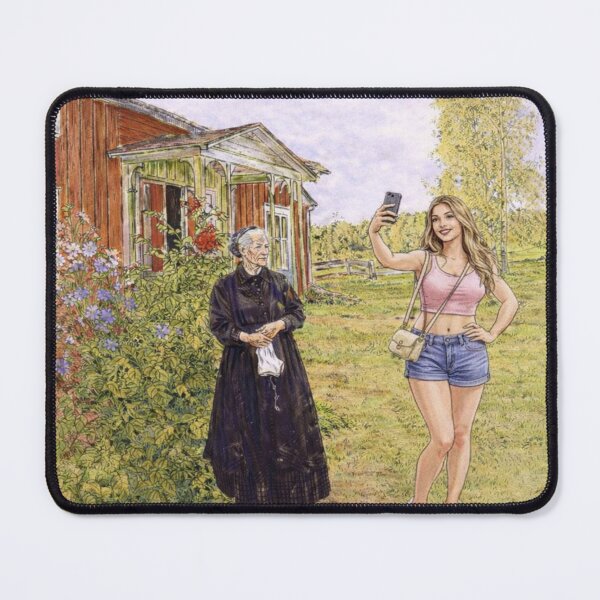 Item preview, Modern Girl Meets Swedish Grandma designed and sold by NordenPosters.