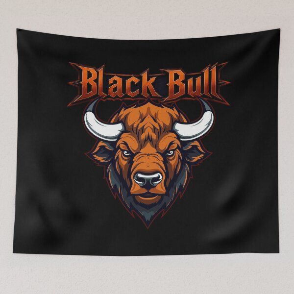 Aperçu de l'œuvre BLACK BULL créée et vendue par TATTOO-DESIGN.