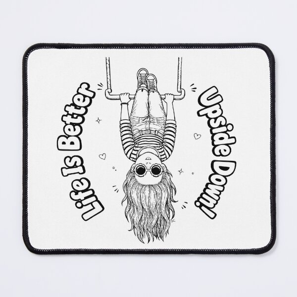 Item preview, Girl on Swing - Life Is Better Upside Down! designed and sold by TasiaZenzura.