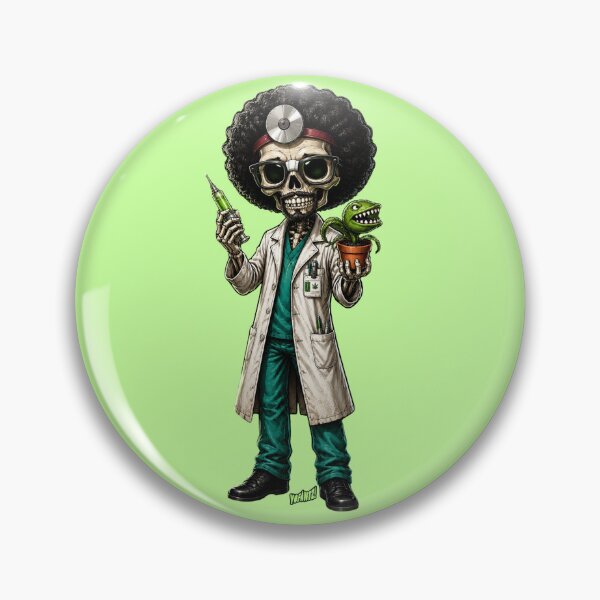 Item preview, Dr. Greenthumb Skeleton Illustration – Cypress Hill  designed and sold by YOFANTZ!.