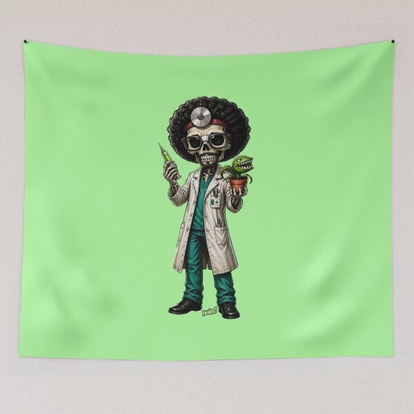 Item preview, Dr. Greenthumb Skeleton Illustration – Cypress Hill  designed and sold by YOFANTZ!.