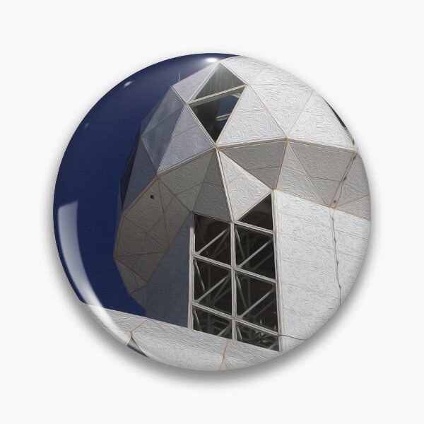 Item preview, Futuristic Environmental Sciences Geodesic Building Arizona Architectural Art designed and sold by SiliconValleyUS.