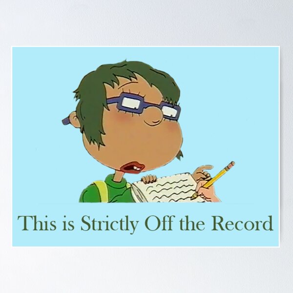Item preview, This is Strictly Off the Record designed and sold by QueenAlicorn.